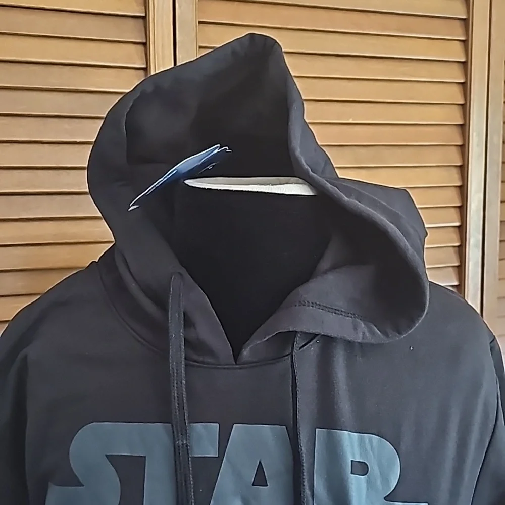 NWT Disney Star Wars Hooodie Sweater Epic Light Saber Battle front pockets - Picture 4 of 8